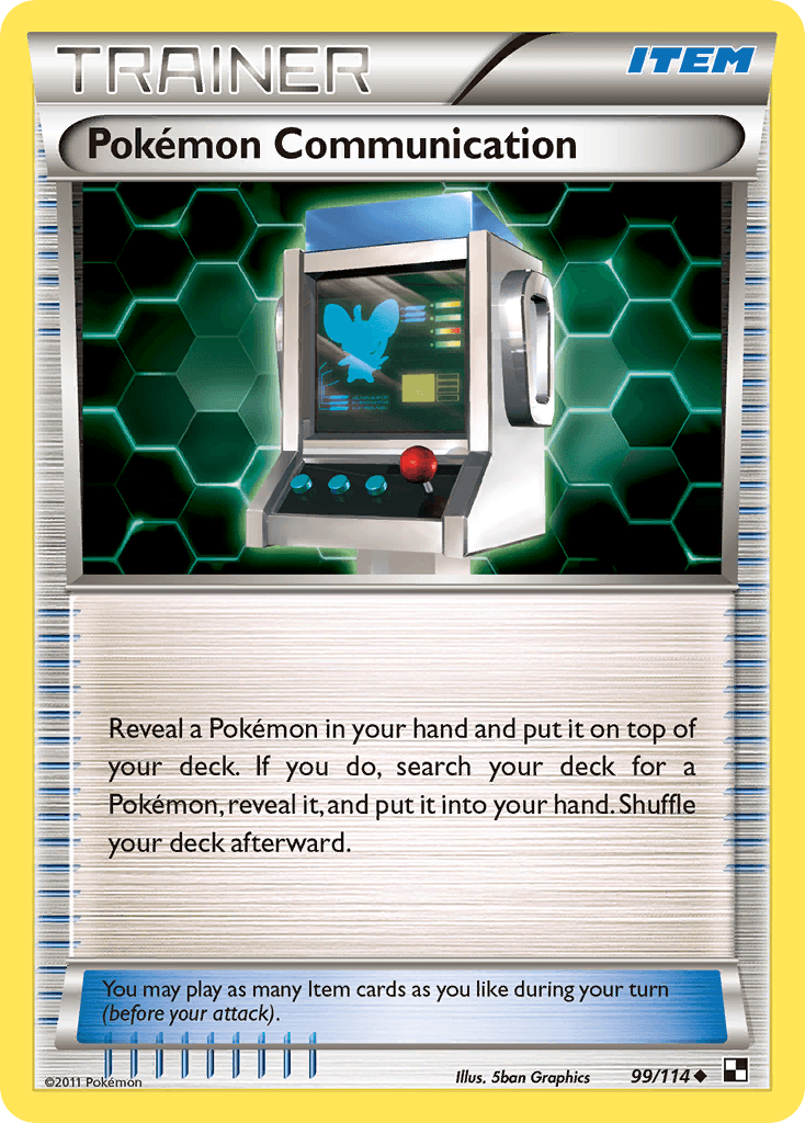 Pokémon Communication — Black & White #99