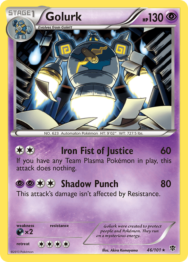 Golurk — Plasma Blast #46