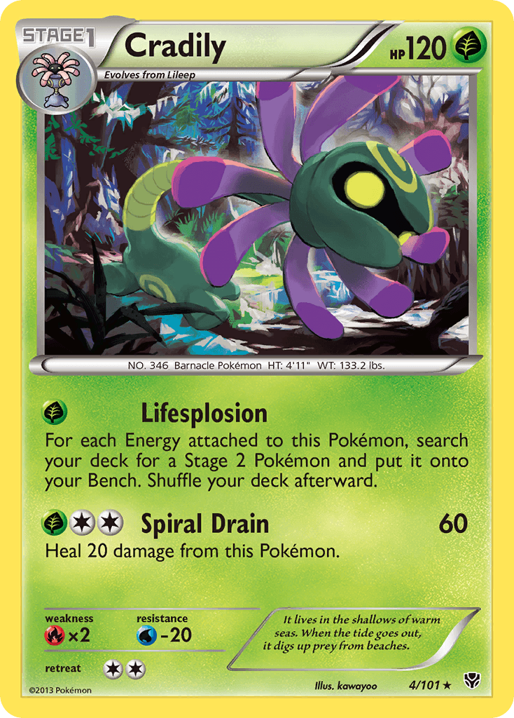 Cradily — Plasma Blast #4