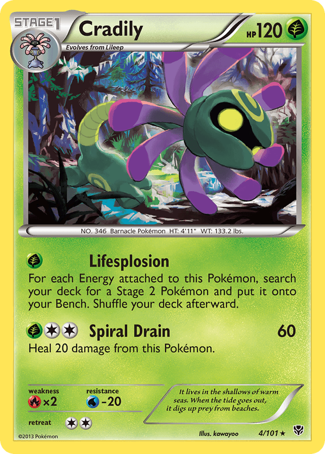 Cradily — Plasma Blast #4