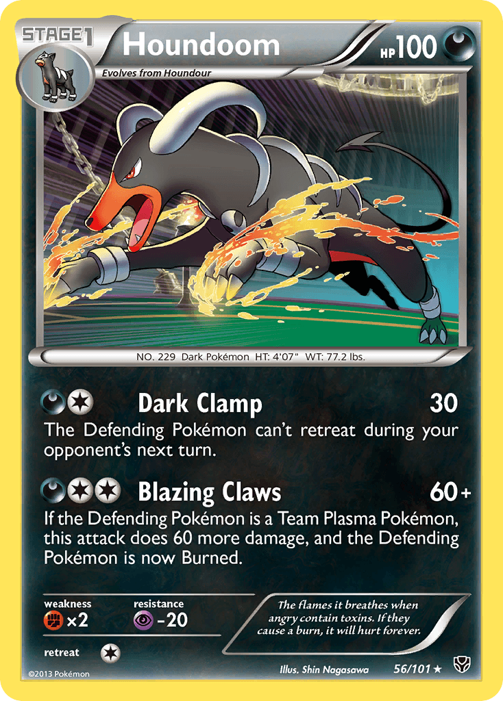 Houndoom — Plasma Blast #56