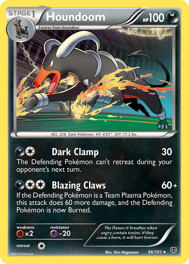Houndoom — Plasma Blast #56