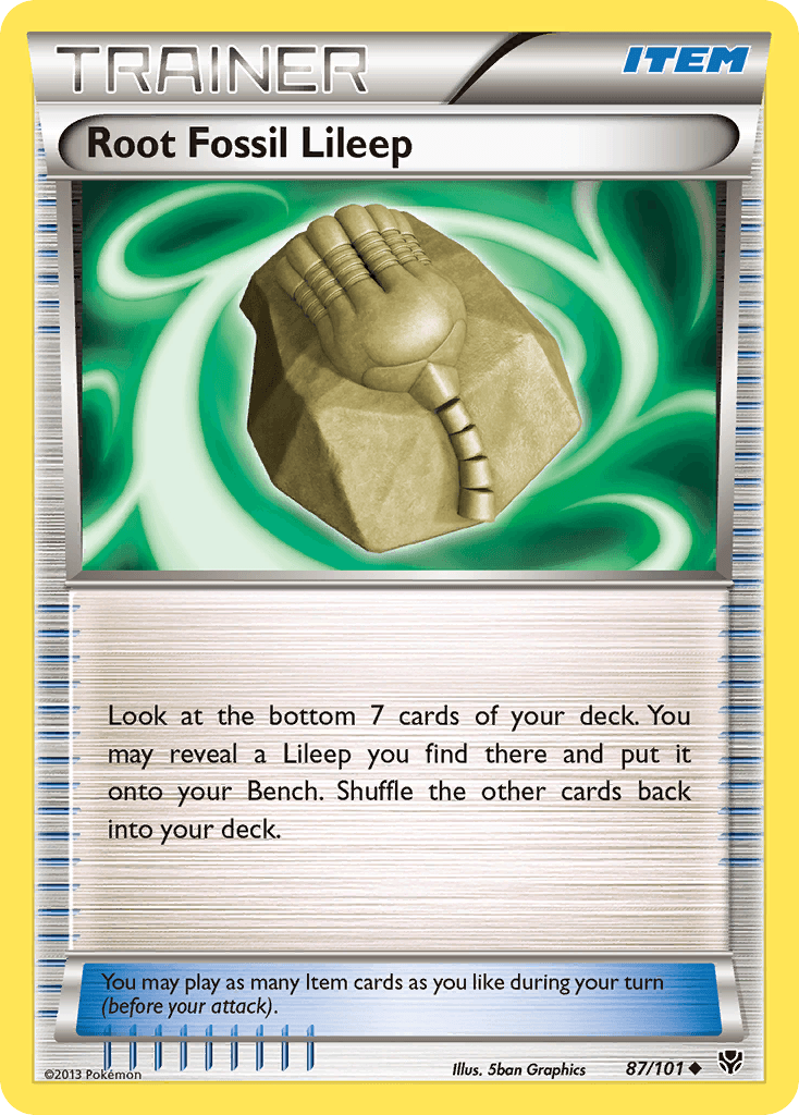 Root Fossil Lileep — Plasma Blast #87
