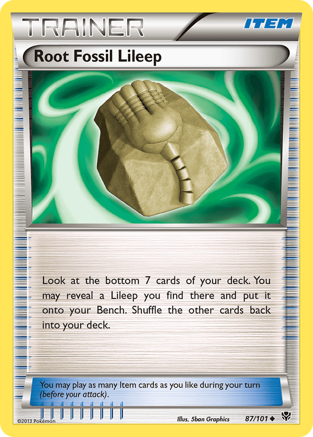Root Fossil Lileep — Plasma Blast #87