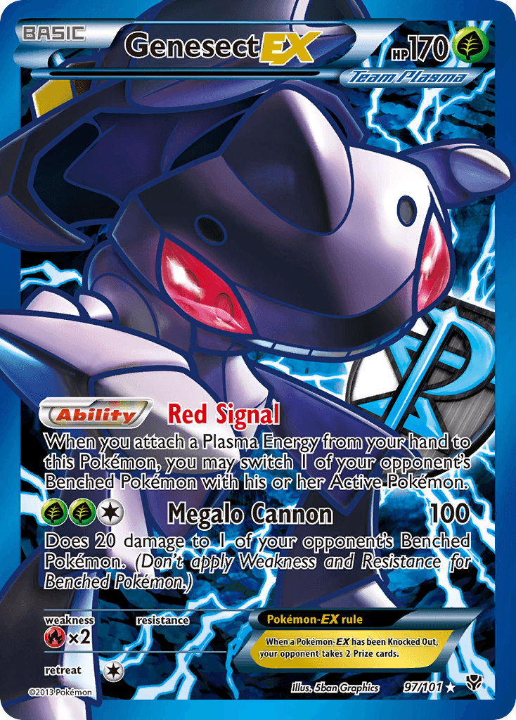 Genesect-EX — Plasma Blast #97