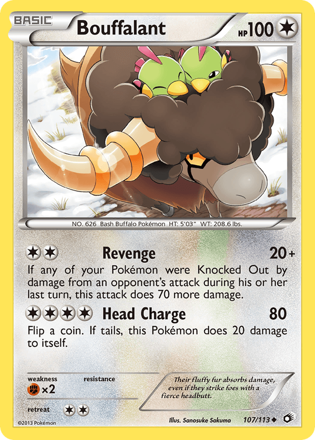 Bouffalant — Legendary Treasures #107