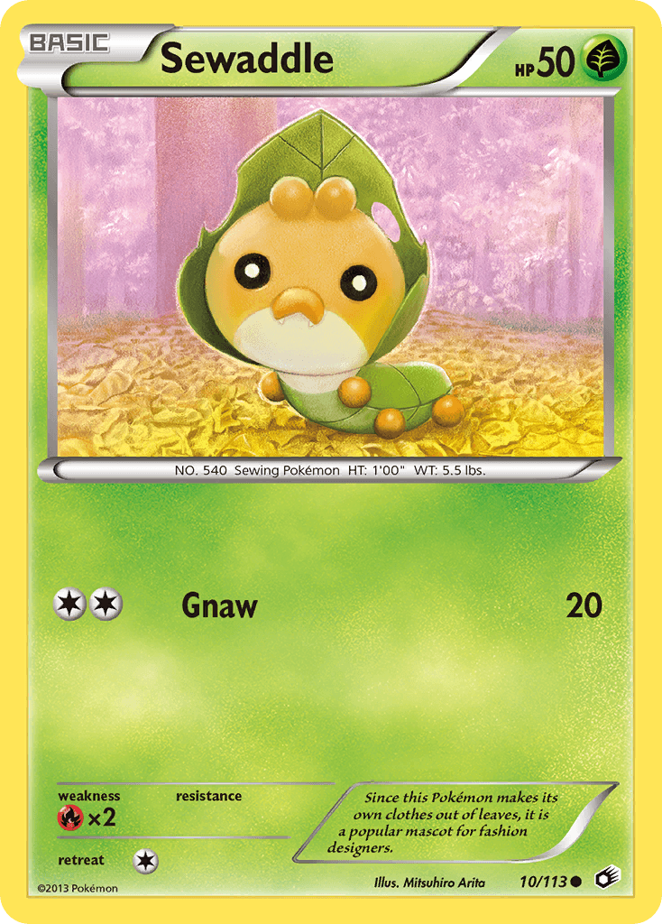 Sewaddle — Legendary Treasures #10