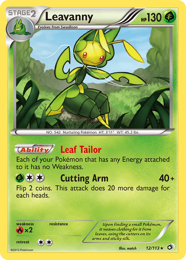 Leavanny — Legendary Treasures #12