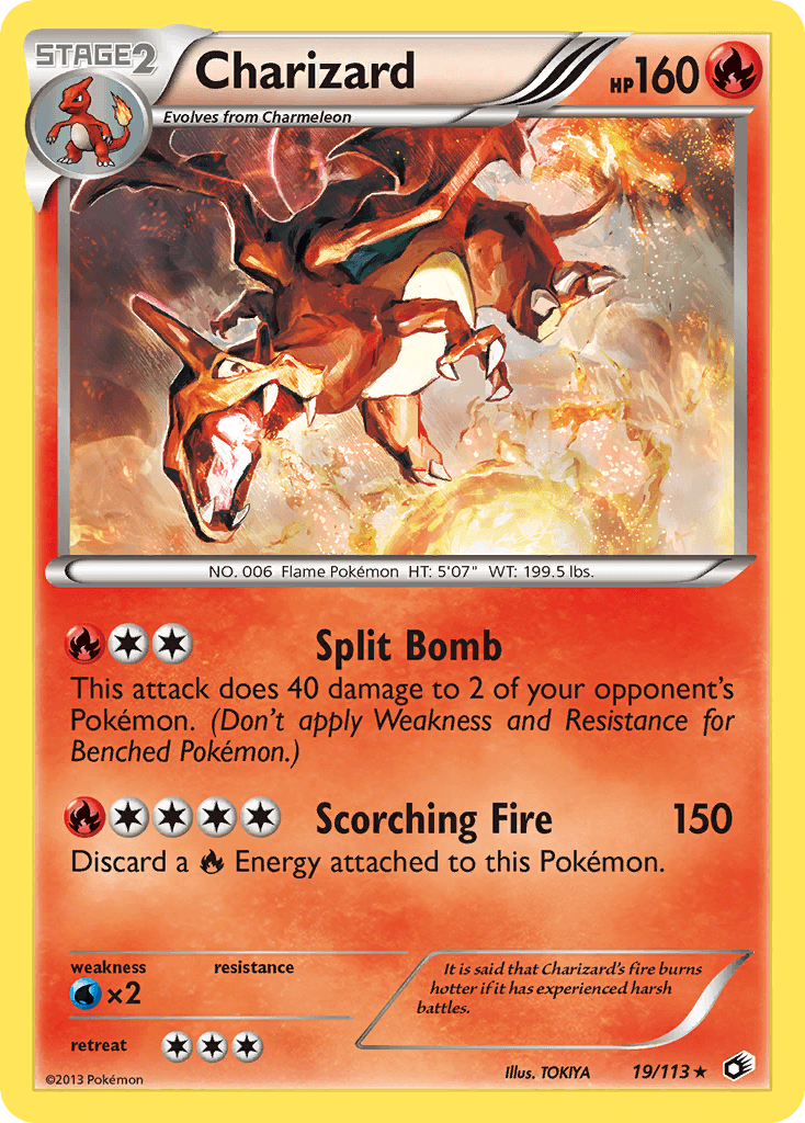 Charizard — Legendary Treasures #19
