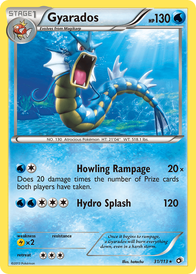 Gyarados — Legendary Treasures #31