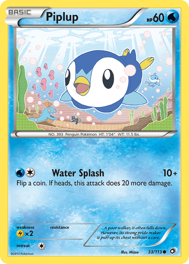 Piplup — Legendary Treasures #33