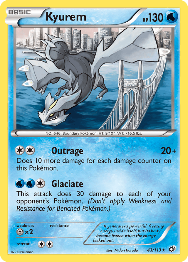 Kyurem — Legendary Treasures #43