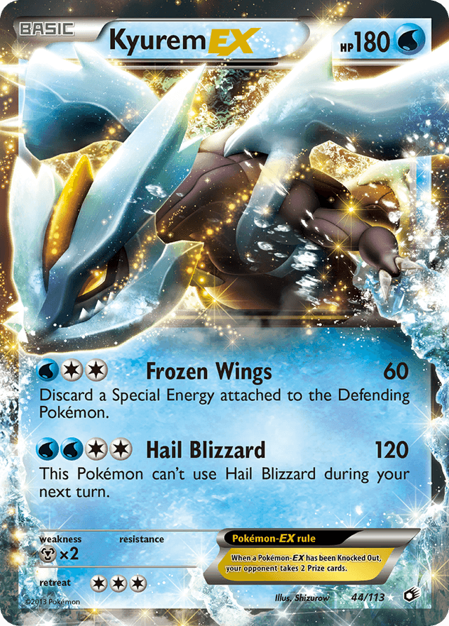 Kyurem-EX — Legendary Treasures #44