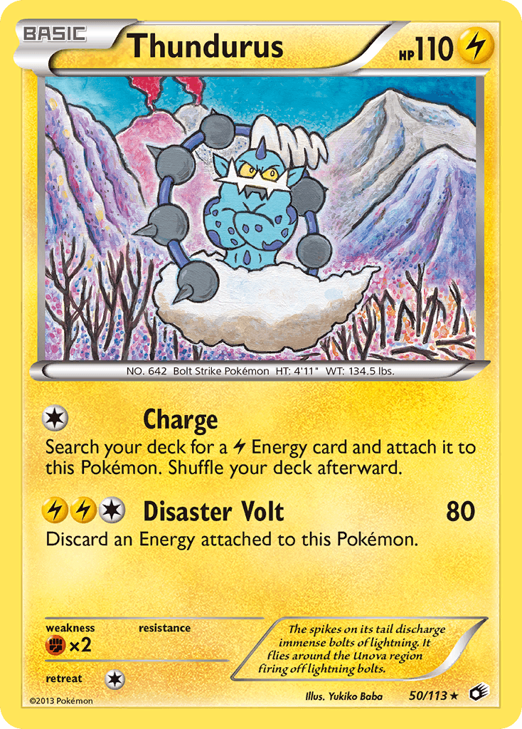 Thundurus — Legendary Treasures #50