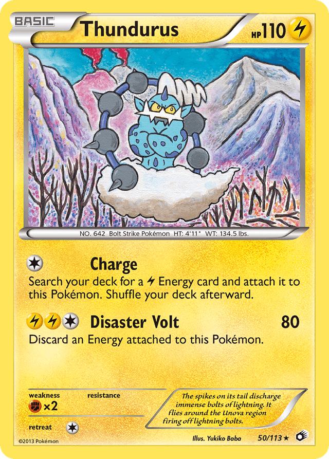 Thundurus — Legendary Treasures #50