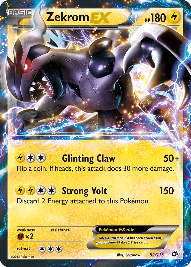 Zekrom-EX — Legendary Treasures #52