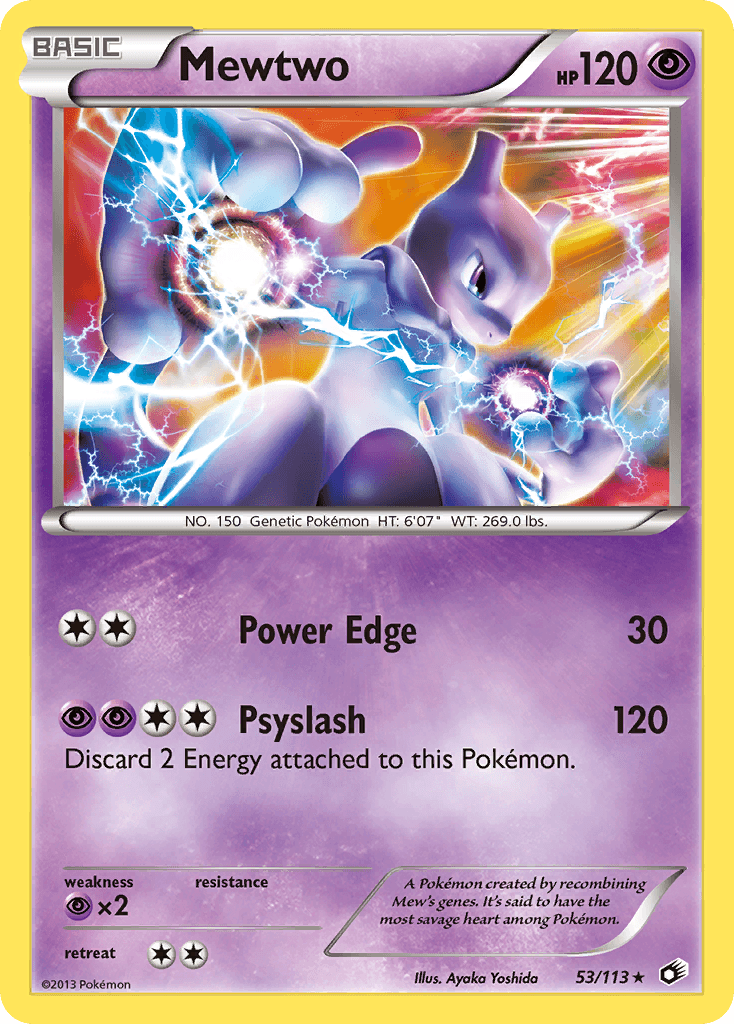 Mewtwo — Legendary Treasures #53