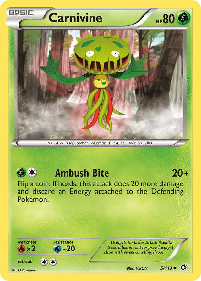 Carnivine — Legendary Treasures #5