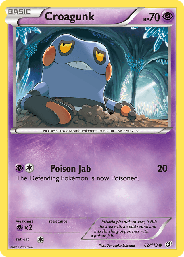 Croagunk — Legendary Treasures #62