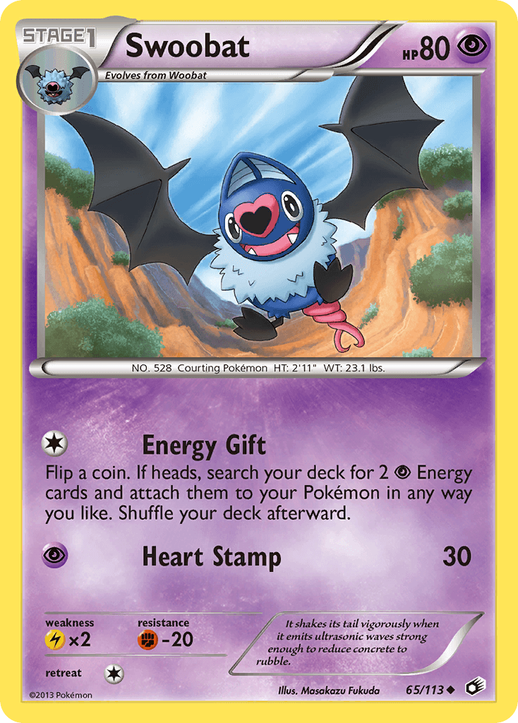 Swoobat — Legendary Treasures #65