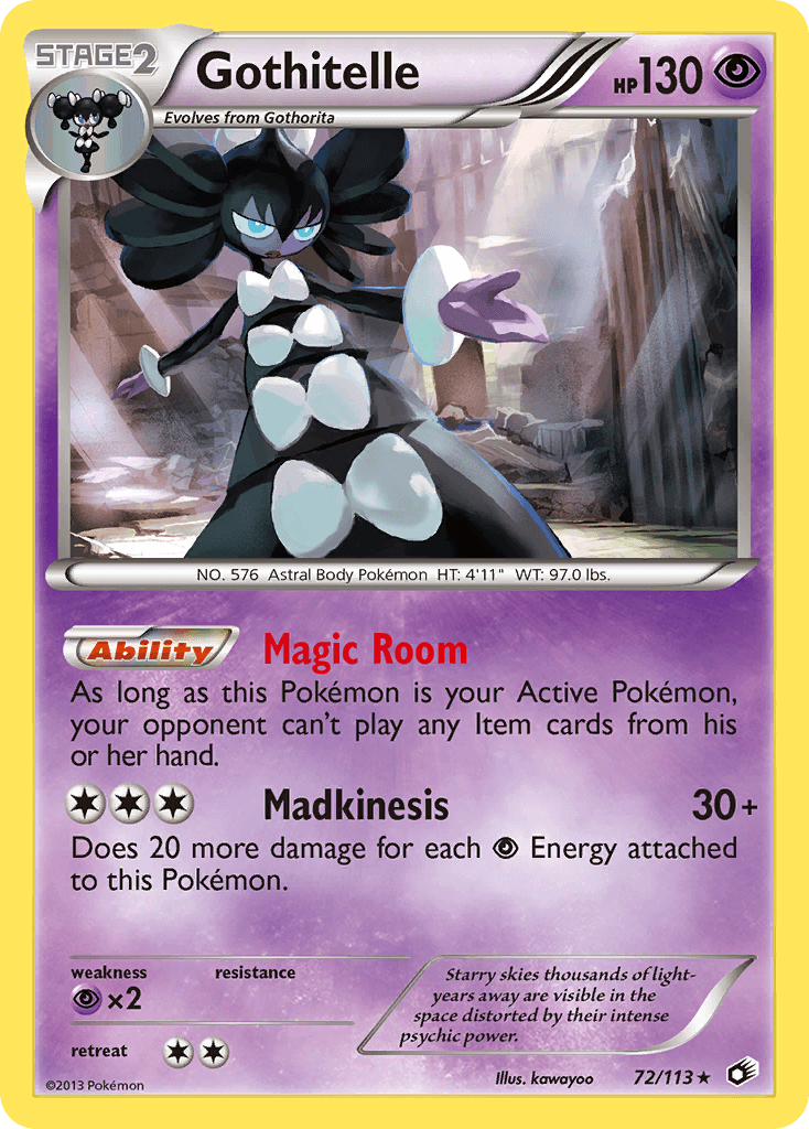 Gothitelle — Legendary Treasures #72