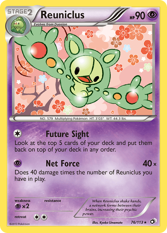 Reuniclus — Legendary Treasures #76