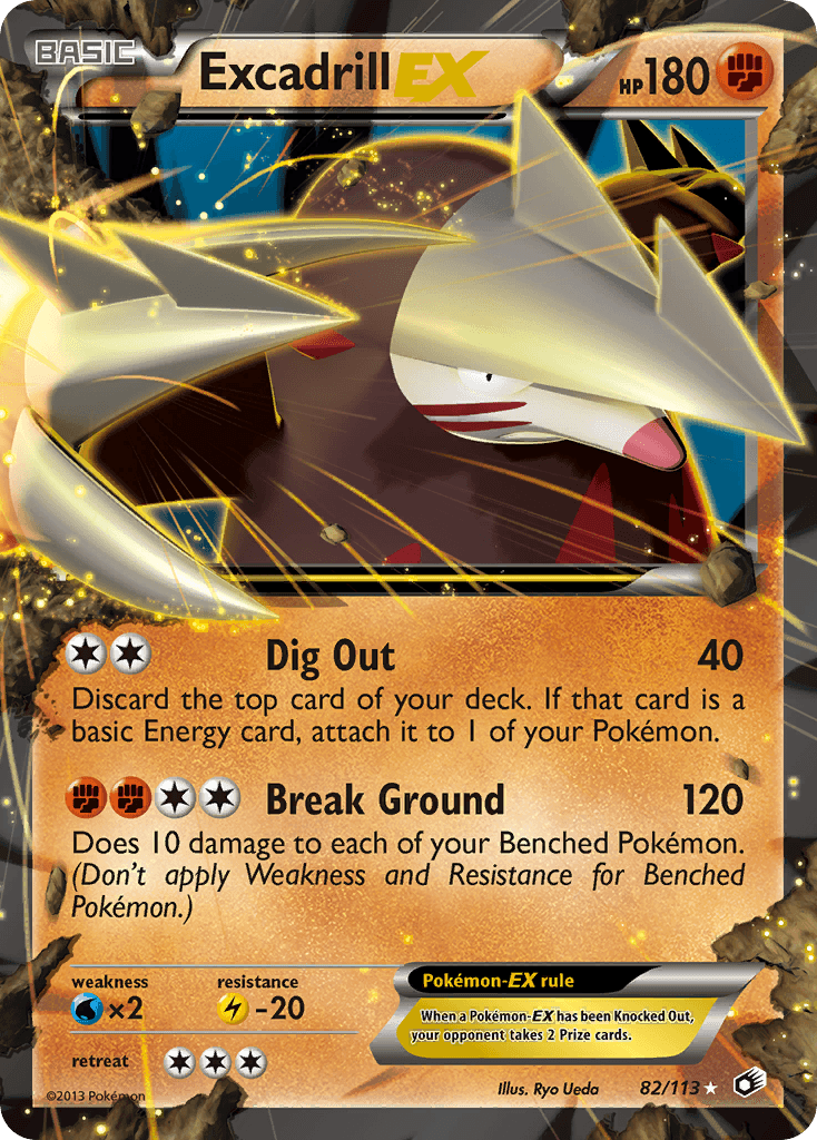 Excadrill-EX — Legendary Treasures #82