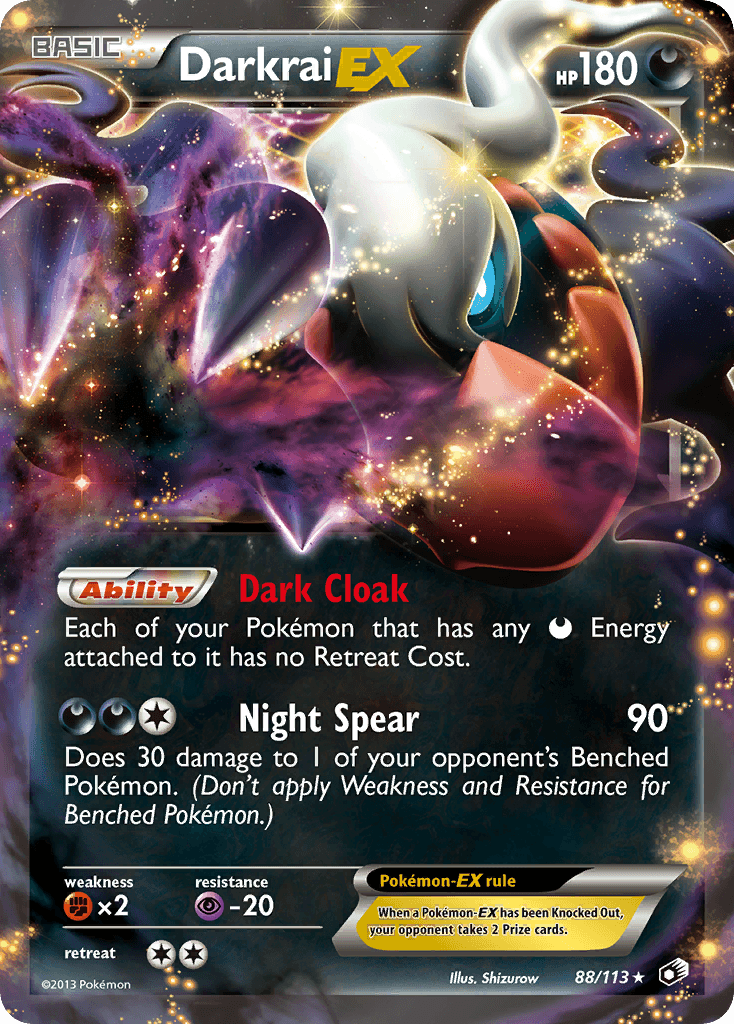 Darkrai-EX — Legendary Treasures #88