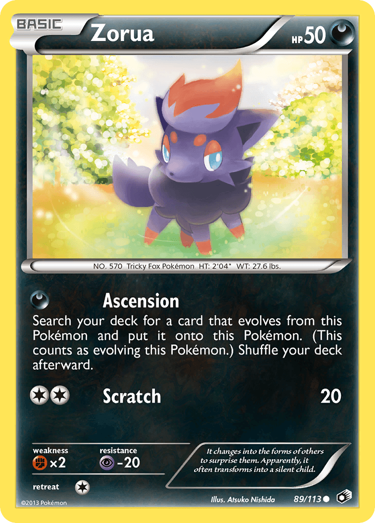 Zorua — Legendary Treasures #89
