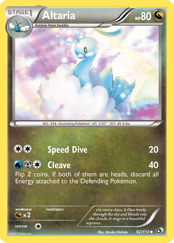 Altaria — Legendary Treasures #92