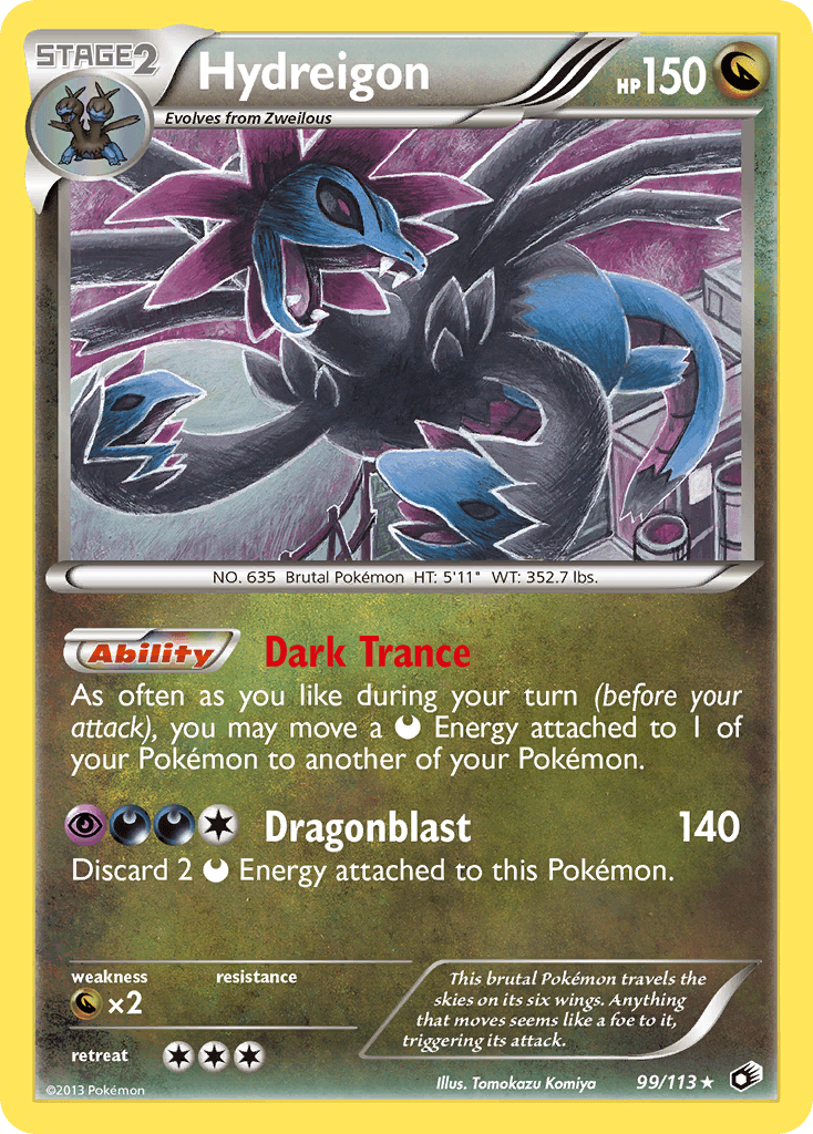 Hydreigon — Legendary Treasures #99