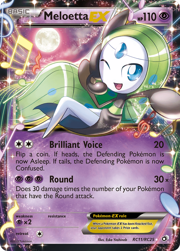 Meloetta-EX — Legendary Treasures #RC11