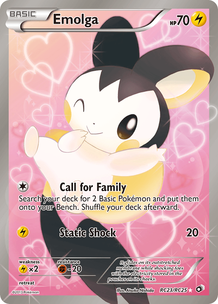 Emolga — Legendary Treasures #RC23