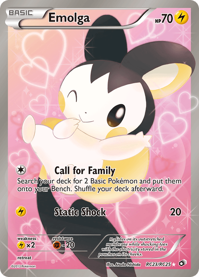 Emolga — Legendary Treasures #RC23