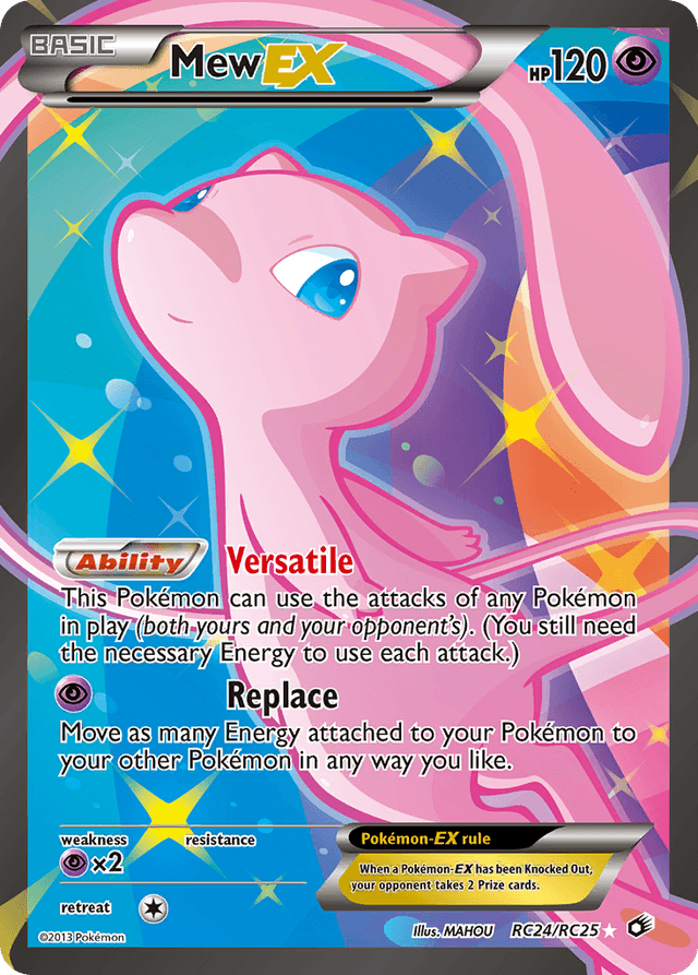 Mew-EX — Legendary Treasures #RC24