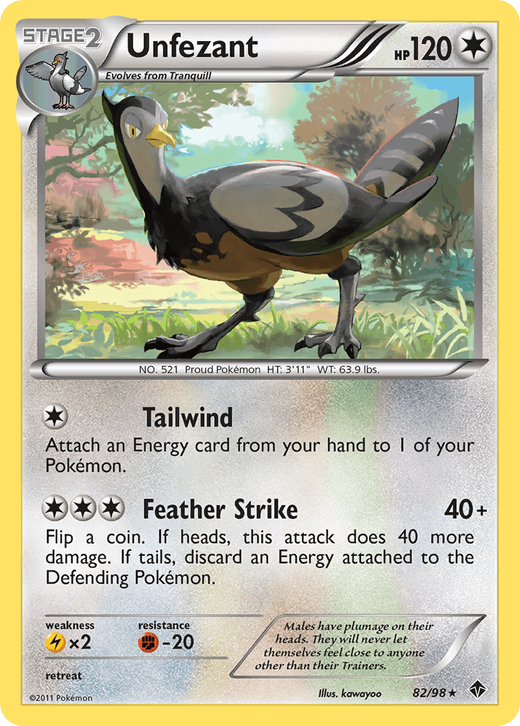 Unfezant — Emerging Powers #82