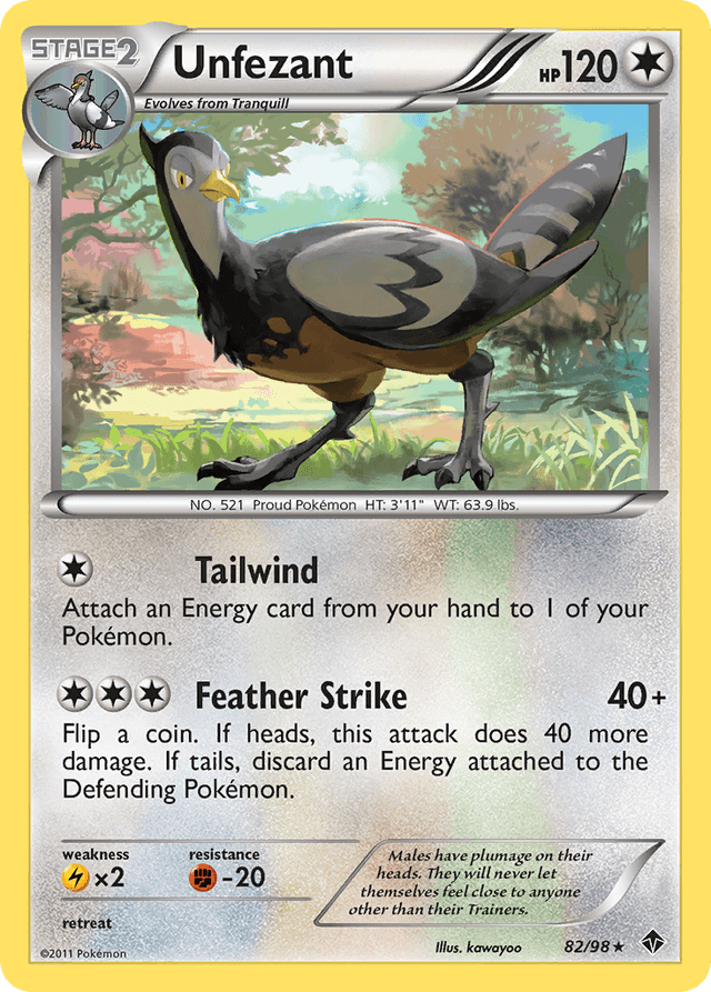 Unfezant — Emerging Powers #82
