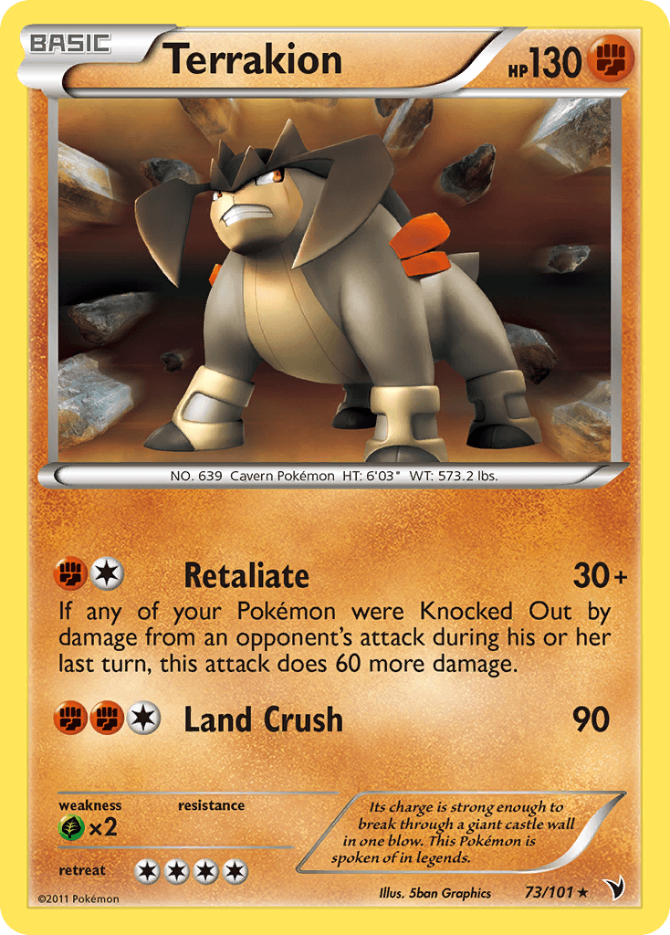 Terrakion — Noble Victories #73