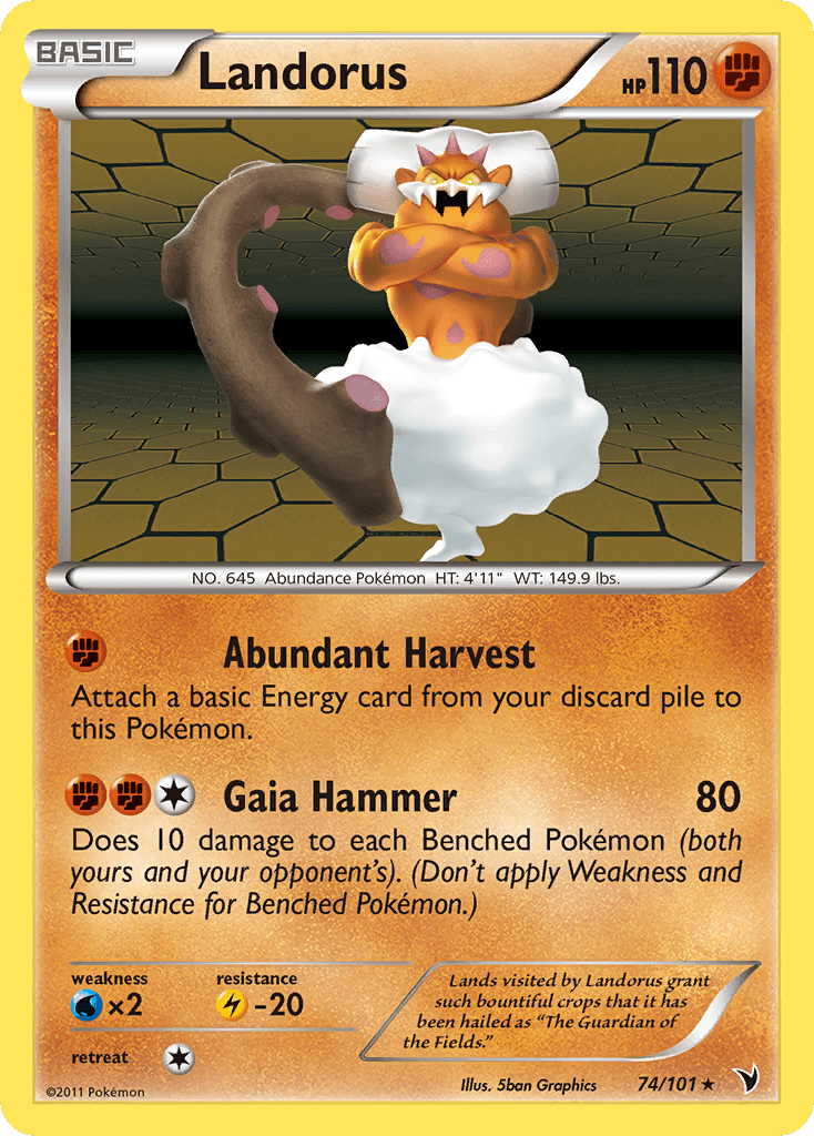 Landorus — Noble Victories #74