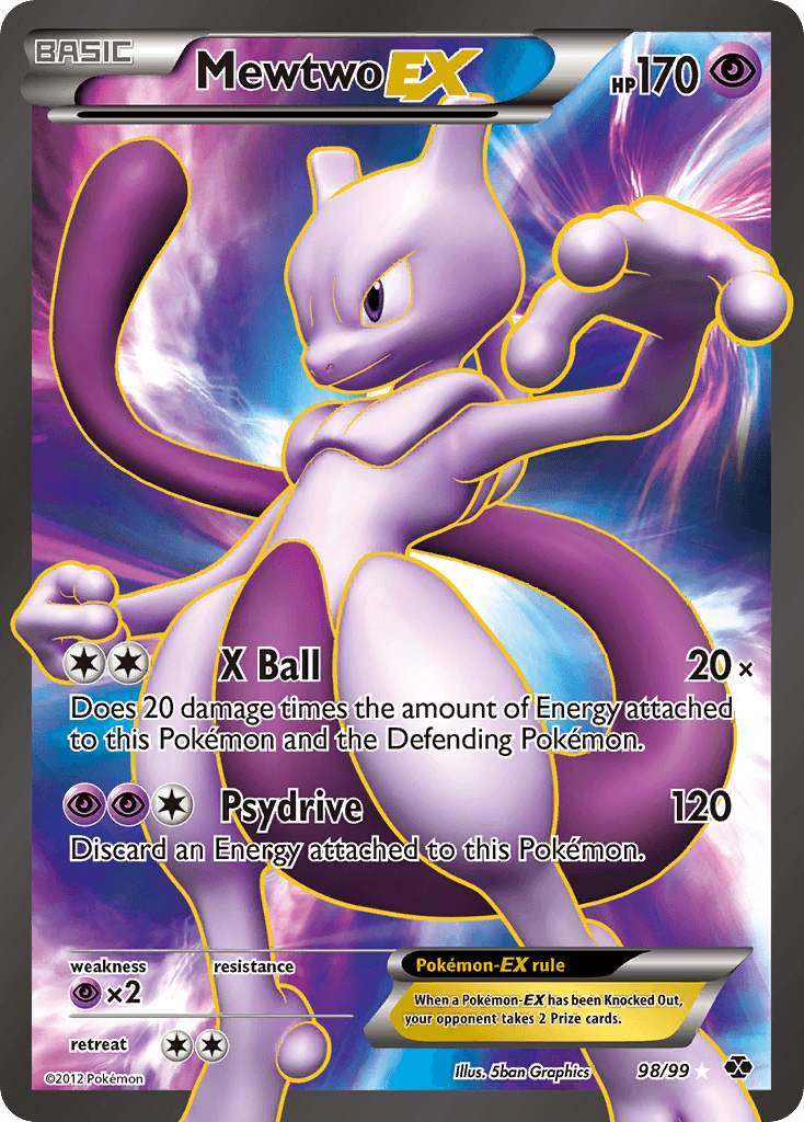 Mewtwo-EX — Next Destinies #98