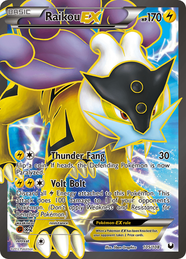 Raikou-EX — Dark Explorers #105