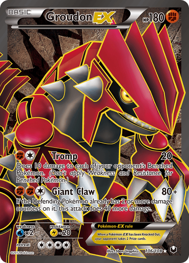Groudon-EX — Dark Explorers #106