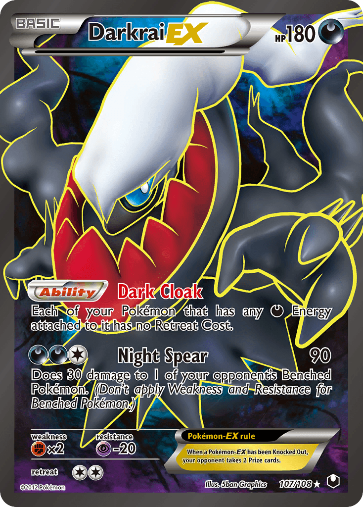 Darkrai-EX — Dark Explorers #107