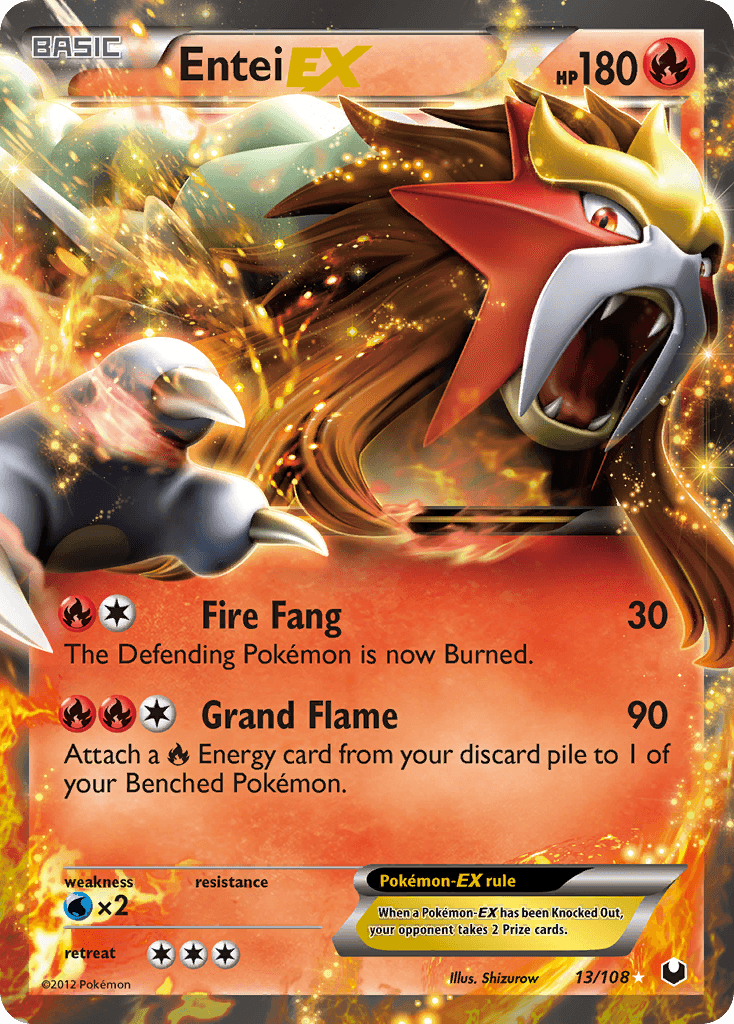 Entei-EX — Dark Explorers #13