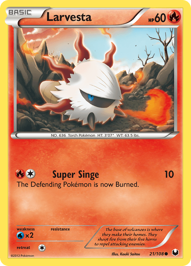 Larvesta — Dark Explorers #21