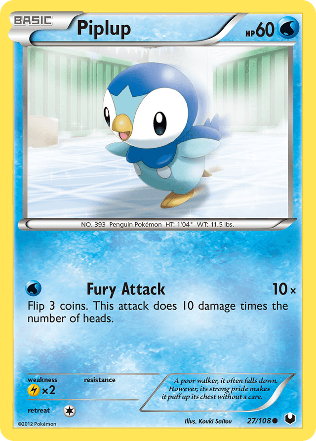 Piplup — Dark Explorers #27