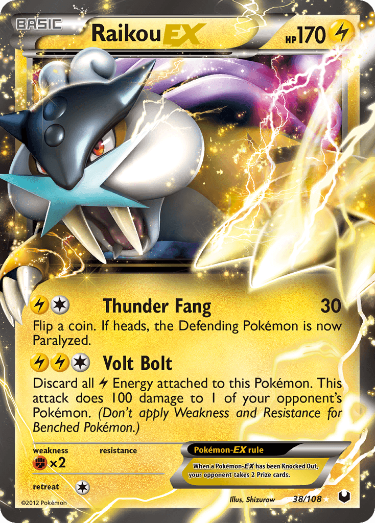 Raikou-EX — Dark Explorers #38