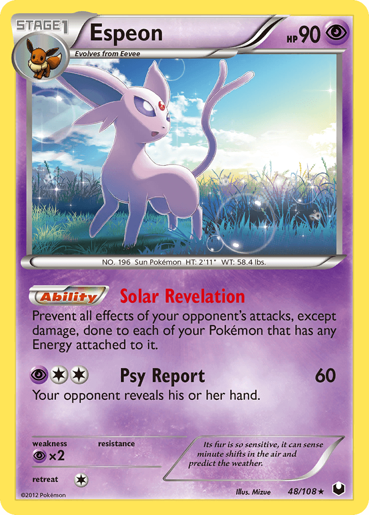 Espeon — Dark Explorers #48