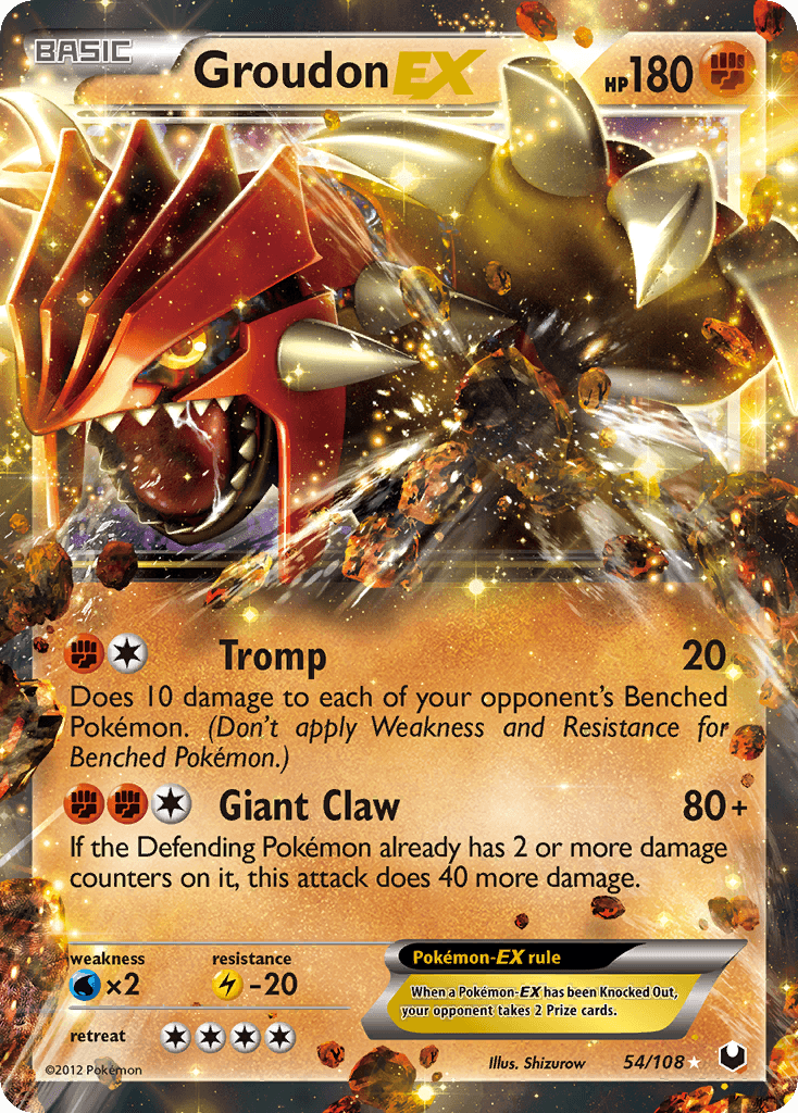 Groudon-EX — Dark Explorers #54