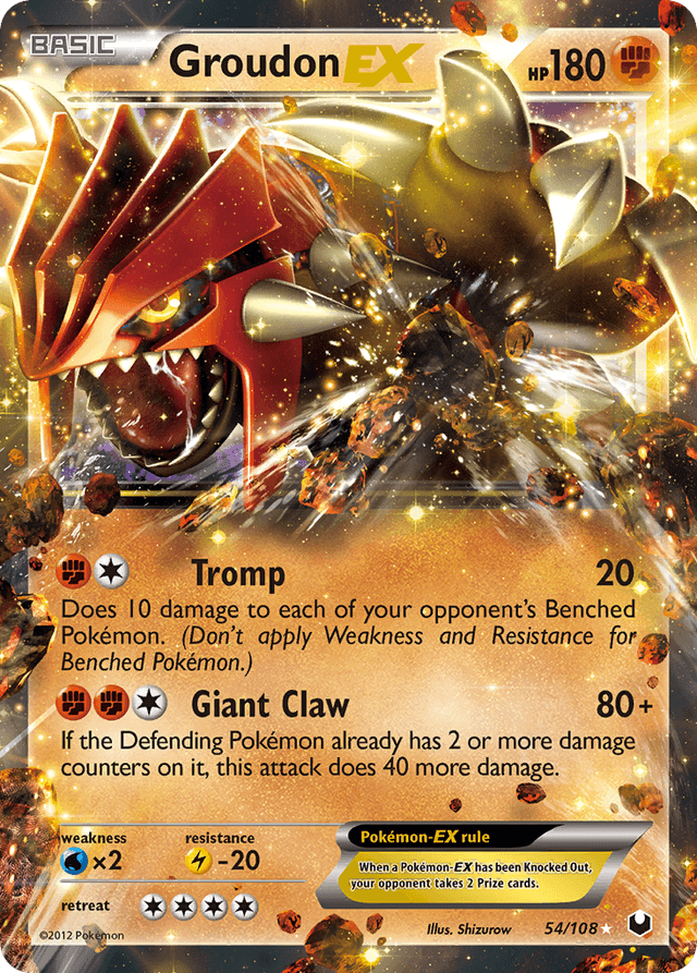 Groudon-EX — Dark Explorers #54